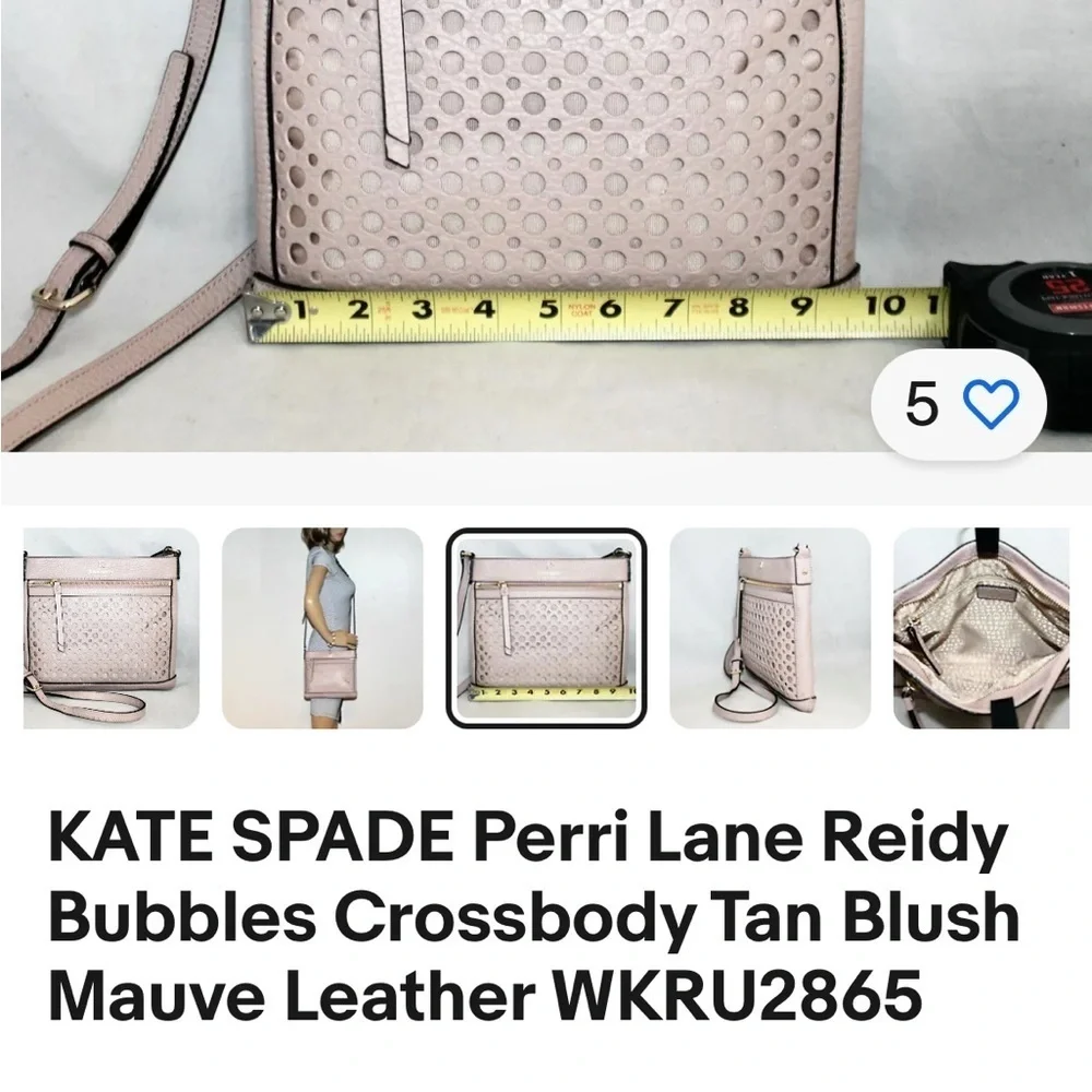 Perri Lane Reidy Bubbles Crossbody bag Dust Color - Picture 5 of 5